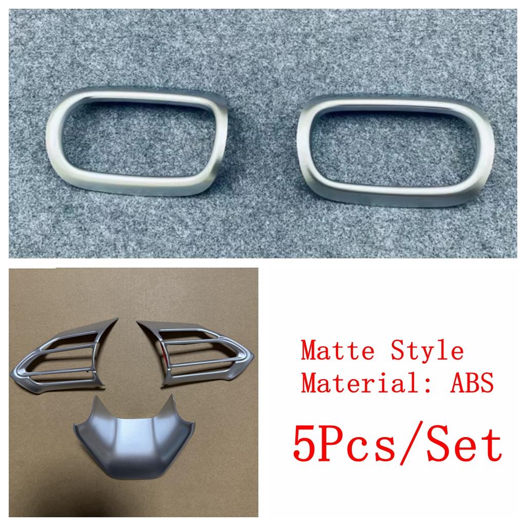 Side AC Air Conditioning Outlet Vent / Steering Wheel Frame Cover Trim For Toyota Yaris Cross - 2025 ABS Matte Accessories