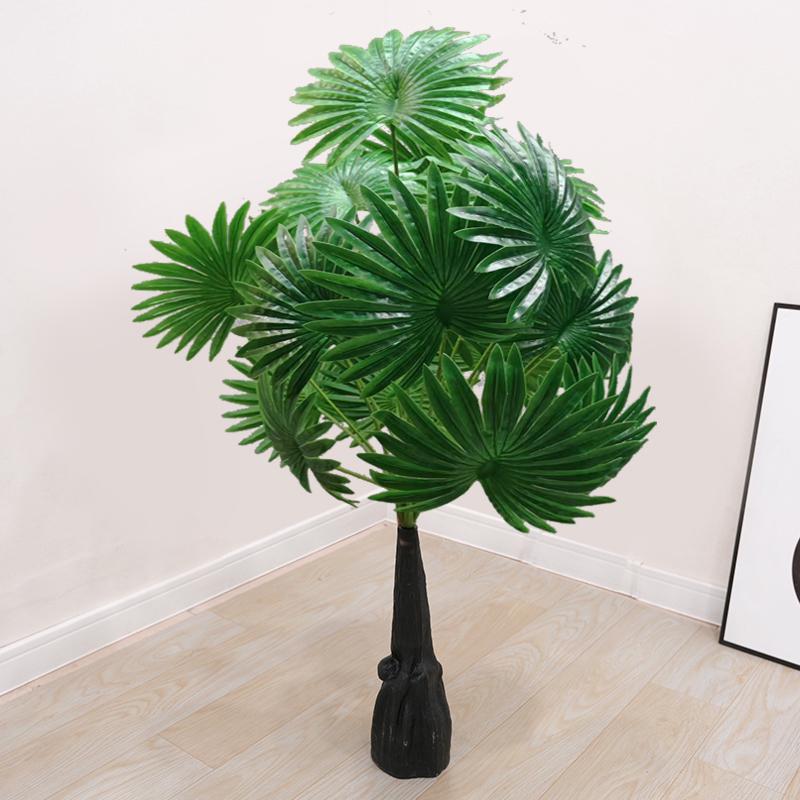 Большая искусственная пальма «Рыбий хвост» напольная | Комнатная искусственная зелень для декора гостиной