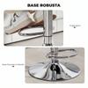 Adjustable Bar Stool. Extra Large Swivel PU Leather Seat. Gray