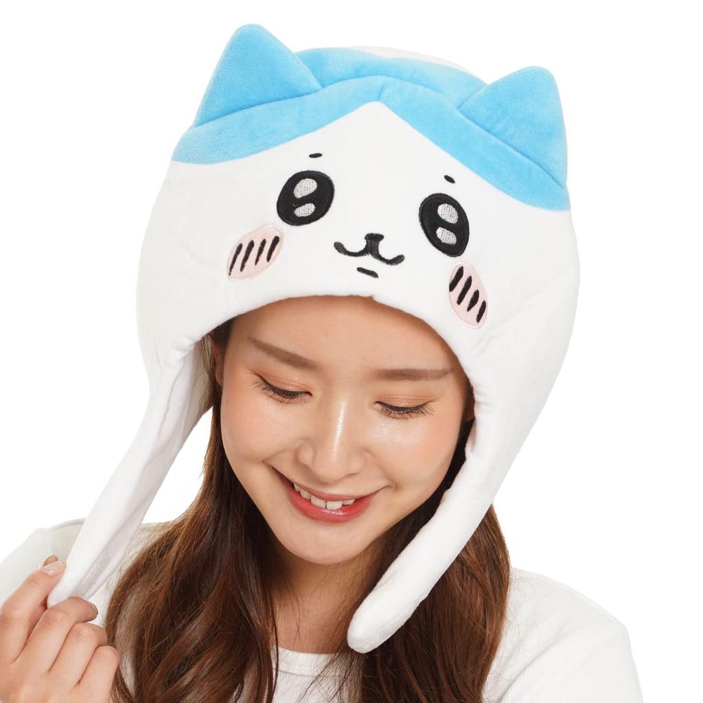 SAZAC Флисовый кигуруми, один размер подходит большинству, шапка, Chiikawa, взрослый, (Хачиваре)