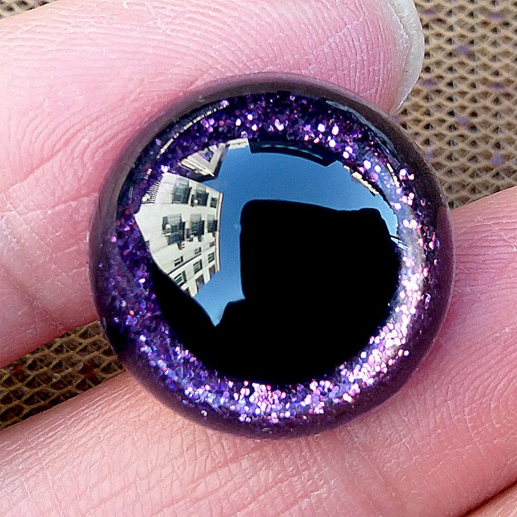 10 пар 3D пластиковых безопасных глаз с блестками для вязаных игрушек, больших амигуруми, поделок, плюшевых кукол для вязания, 9/10/12/14/16/18/20/24 мм