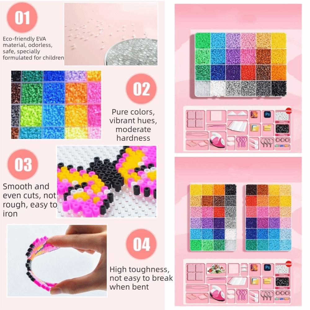 Набор для рукоделия «Сделай сам» из бобовых, листы для пегборда, термонаклейки с бусинами, обучающие игрушки