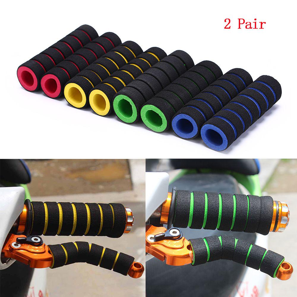 2 Pair Cycling Soft Non-slip Sponge Brake Clutch Lever Motorcycle Bike Handlebar Bicycle Grip Cover
