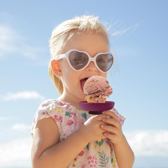 2/3 шт. силиконовые держатели для мороженого для детей, многоразовые, непротекающие, легко моющиеся, двухфункциональные аксессуары для мороженого