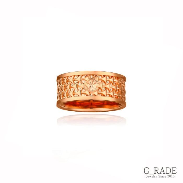 G_Rade Pattern Logo Ring Plating Ver No.1 (D Type)