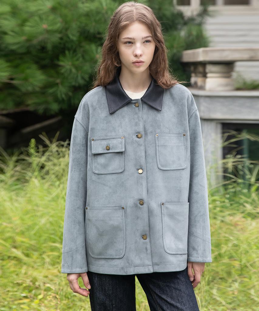 Jmarknewyork Suede Work Jacket_2Color