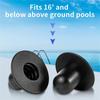 5Pieces Replacement Ground Swimming Pool Filter Pump Strainer Hole Plug Stopper for Swimming Pool Accessories