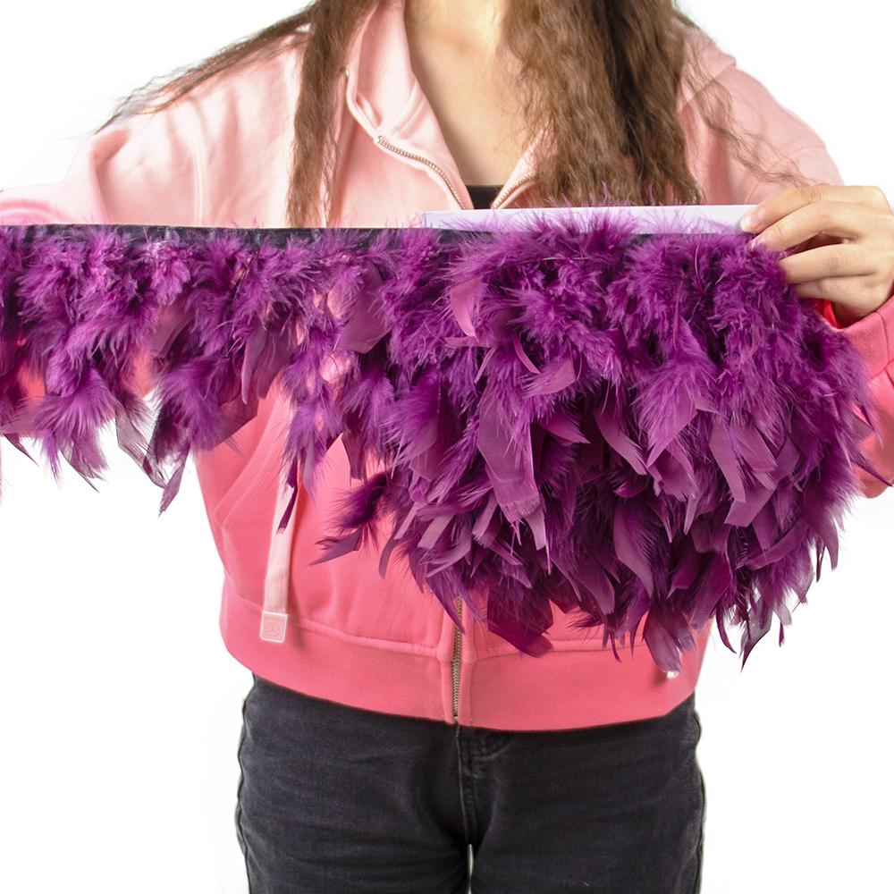 Разноцветная натуральная отделка из перьев индейки, лента из перьев марабу, украшение для свадебного платья, юбки, шитье, рукоделие 10-15 см