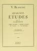 Пустой: 40 упражнений, Том 1 (Учебник по кларнету) Издательство Leduc