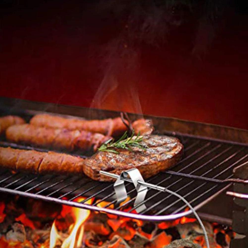 3 шт. термометра из нержавеющей стали, зонды для гриля, мяса, гриля, приготовления пищи, сменный зонд для контроля температуры еды на гриле 0 -300 °C