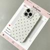 Черный Чехол из Силикона в Горошек Однотонный Для Iphone 15 14 13 11 12 17 Plus 16 Pro Max Простой Минималистичный Чехол
