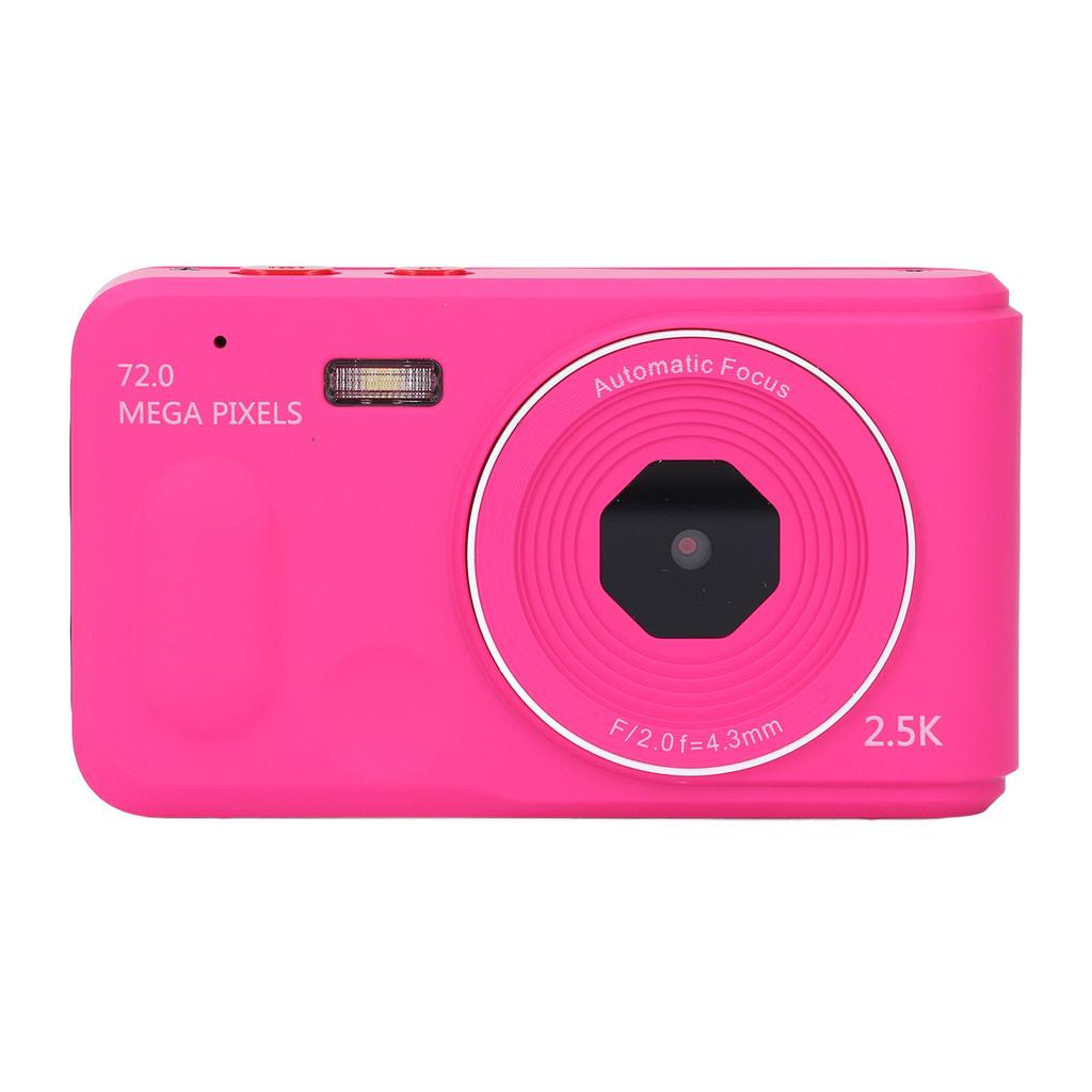 Digital Camera 72MP 2.5K 16x Zoom Auto Focus Anti Shake 2.4 Inch Screen Portable Compact Camera for