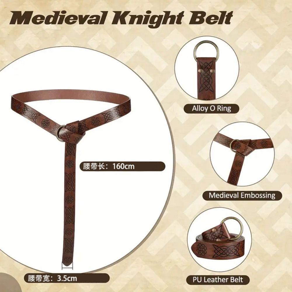 Печать пояса викингов эпохи Возрождения, тисненая кожа, средневековый пояс, кельтский пояс, фото профессионалов