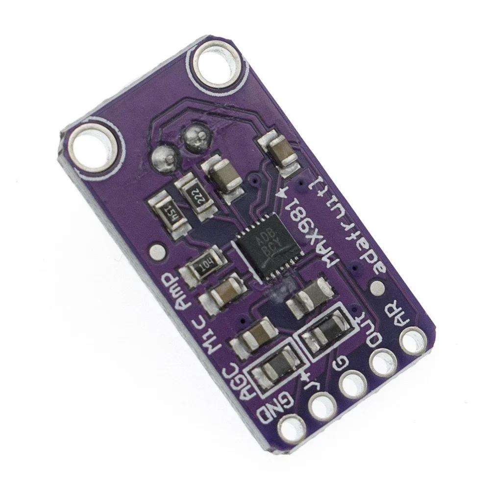 1pcs MAX9814 Microphone AGC Amplifier Board Module Auto Gain Control Programmable Attack and Release Ratio Low THD
