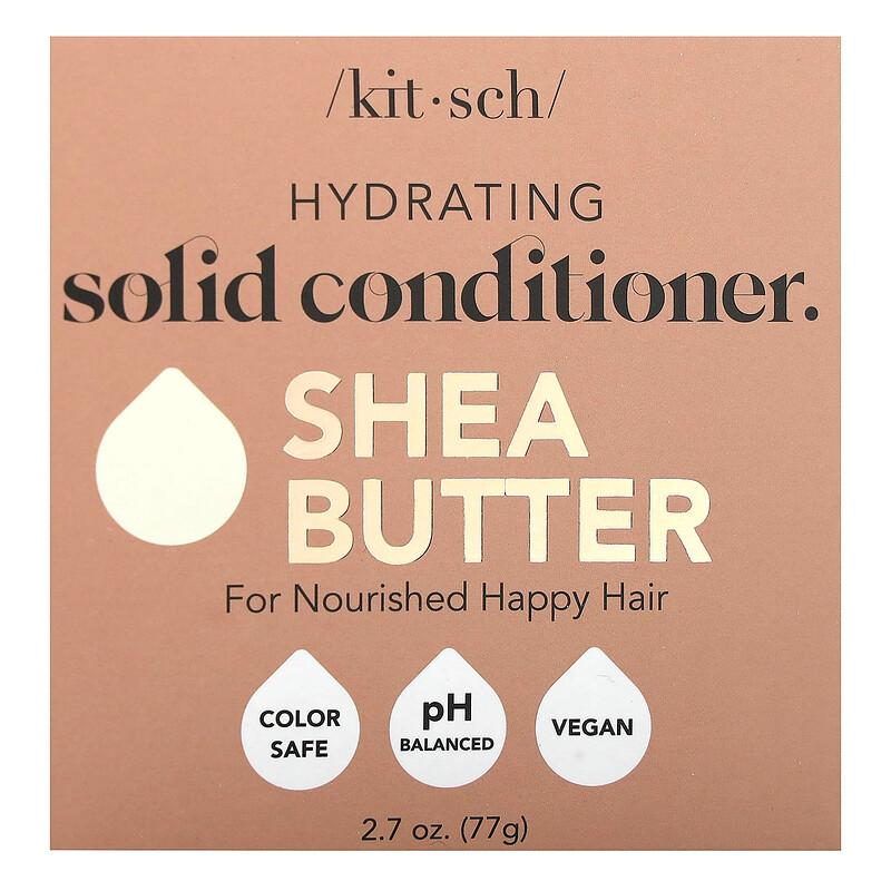 Hydrating Solid Conditioner Bar, Shea Butter, Sugared Amber & Shea, 1 Bar, 2.7 oz (77 g)