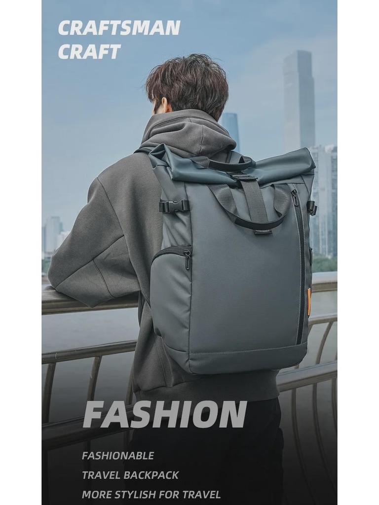 TANGCOOL Men's Fashion Trend Casual Student Laptop Backpack