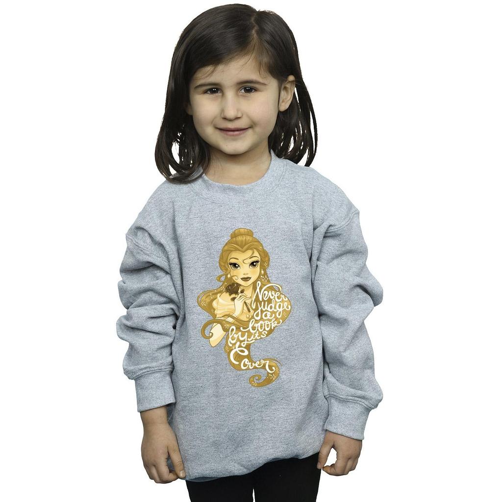 Disney Girls Beauty And The Beast Never Judge Sweatshirt