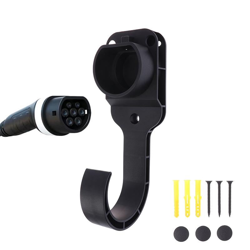 Для разъема типа 2 EU Plug Универсальный настенный кронштейн для крепления кабеля зарядного устройства Ev для электромобиля Гнездо для зарядного пистолета