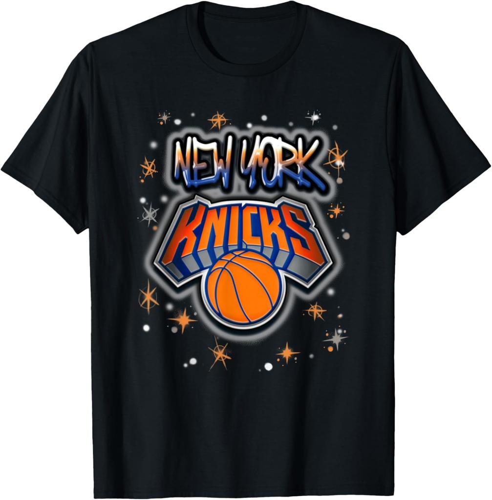 Футболка с аэрографическим логотипом NBA New York Knicks