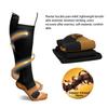 2Pair Sport Compression Stockings Ankle   Copper   Calf Thining Sleeves(Copper Fibre Knee High Stockings Black s M)
