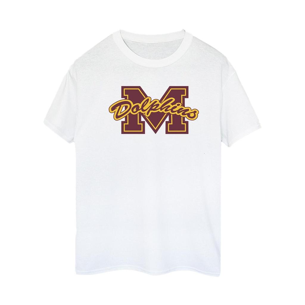 Netflix Womens/Ladies Sex Education M Dolphins Cotton Boyfriend T-Shirt