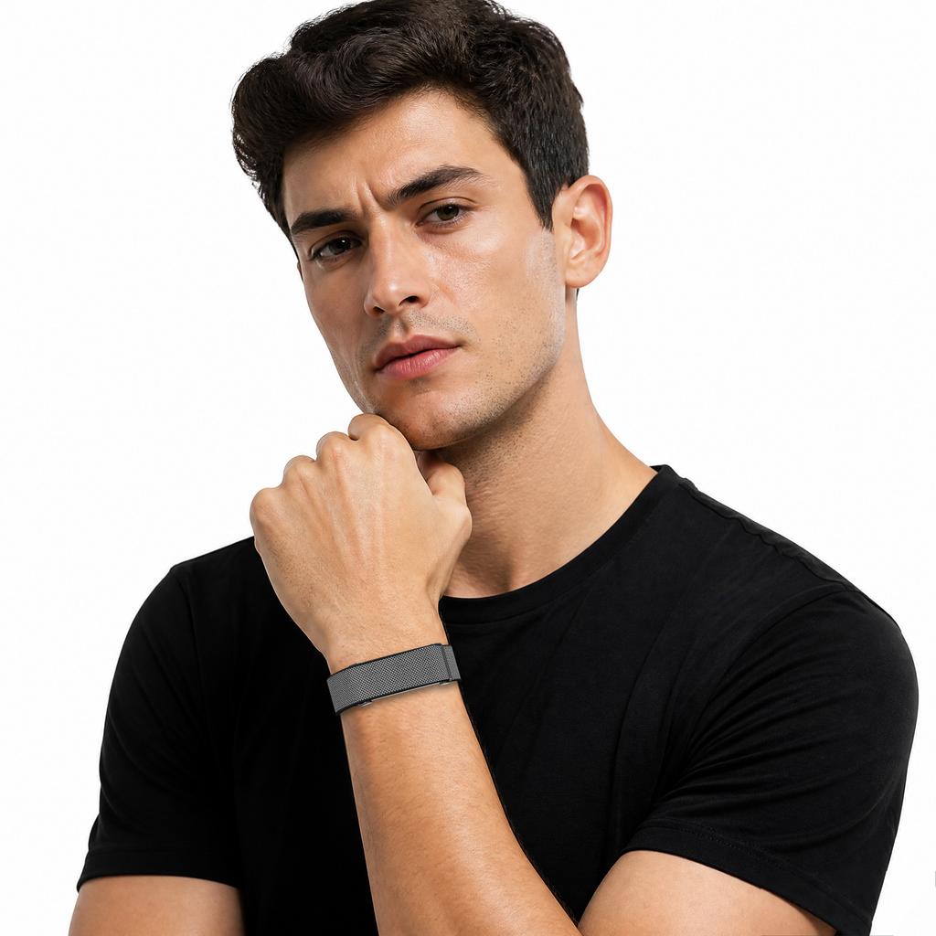 Металлический корпус + Спортивный нейлоновый ремешок Для Google Fitbit Air Спортивный эластичный магнитный браслет Для Google Fitbit Air Удобный браслет