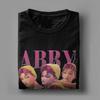 Abby Saja Boys Demon Hunters Vintage Men's T Shirts  Creative Tee Shirt Short Sleeve Crewneck T-Shirt Cotton Plus Size Clothes