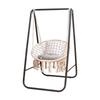 Cotton Rope Hammock Chair with Stand