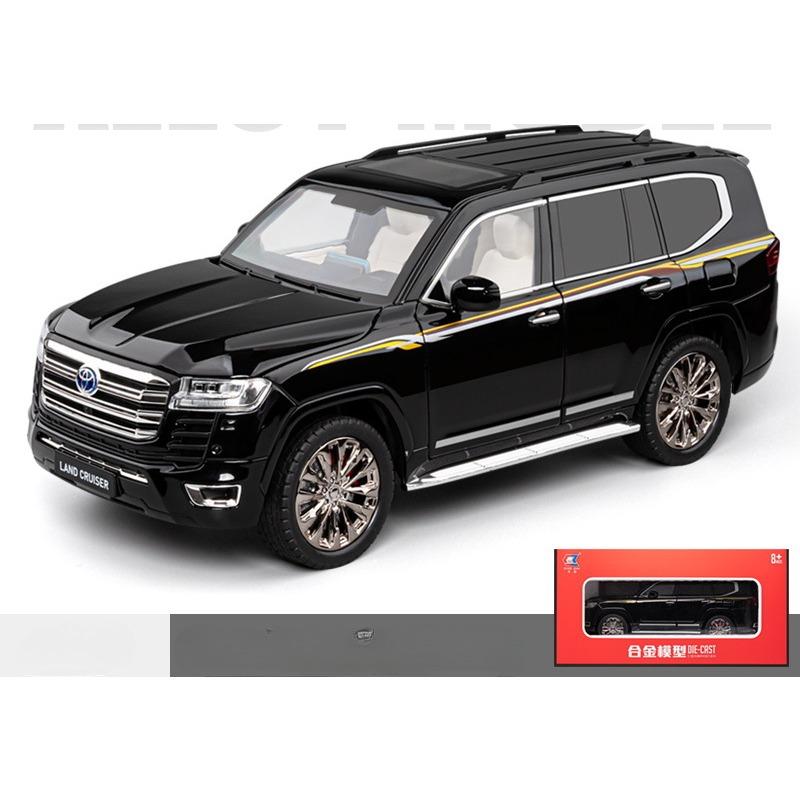 1/18 Toyota Land Cruiser LC300 ZX литая модель автомобиля литые металлические внедорожники модель автомобиля звук свет детская игрушка подарок