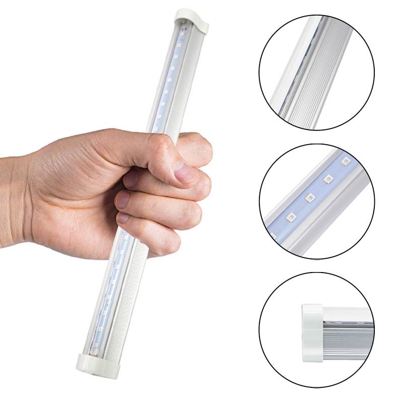 Портативные светодиодные УФ-светильники черного цвета, DJ-оборудование, 11,8-дюймовая черная УФ-светильник с 24 светодиодными полосами для вечеринок, клубов, сцен, черного света, для домашнего декора на Хэллоуин