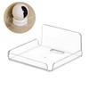 Acrylic Floating Shelves Small Clear Shelf Display Ledges Adhesive Hanging Shelves Wall Mount Stand for Speaker Security Camera