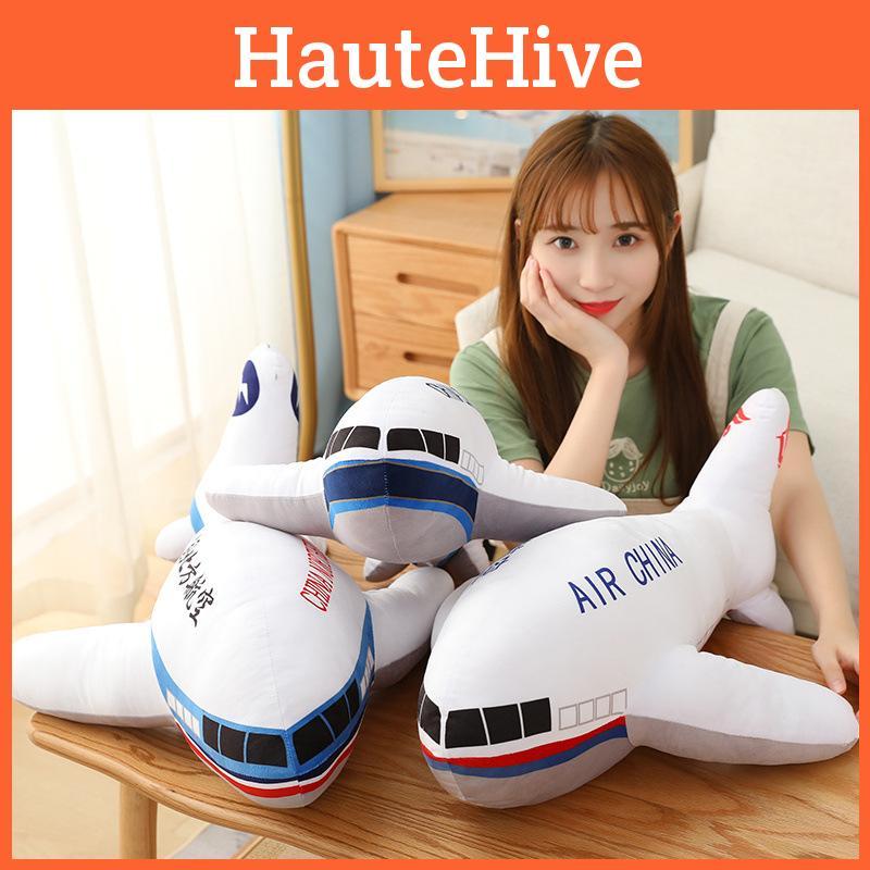 Airplane Model Plush Toy Aeroplane Stuffed Doll Home Decorations Kids Gifts