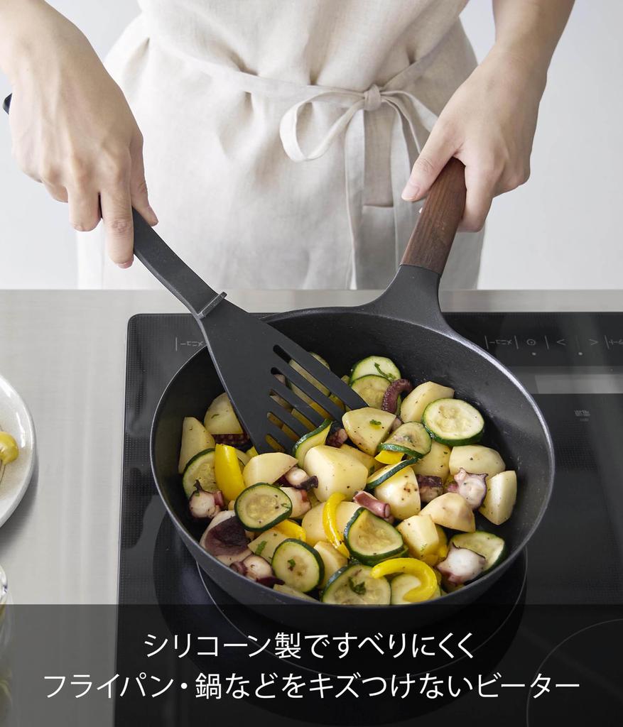 Башня Ямазаки Силикон Ш8 х х Посудомоечная машина Плавающий 1504 Венчик, Черный, Г2,5 В31см, Безопасный, Наконечник, Лопатка,