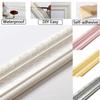 Водонепроницаемые Декоративные Наклейки на Стену в Ванную Комнату Винтажные 3D Угловые Линии Наклейки Бордюры для Плинтуса Настенные Наклейки