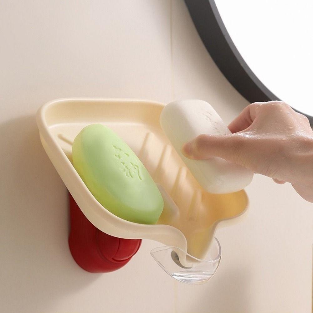 Plastic Flexible Angle Soap Rack Adjustable Angle Self Draining Soap Holder for Bathroom