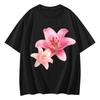 Women's Casual Printed T-Shirt Round Neck Pullover Short Sleeve Top