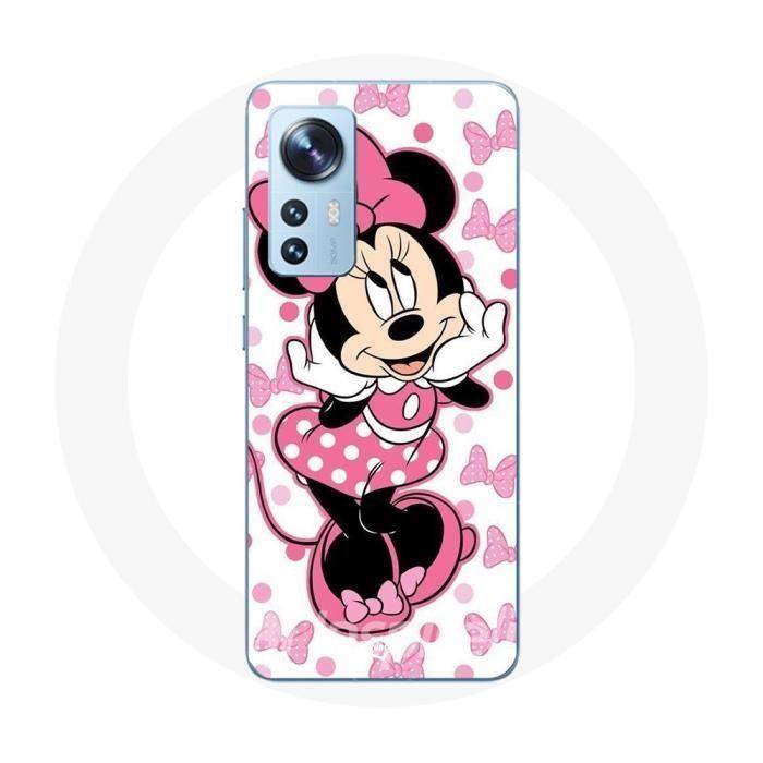 Coque pour Xiaomi Mi 12 / 12X Minnie Mouse Dessin animé mignon rose