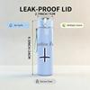 1PC Compass Cross Minimalist Line Art Print 750ml Portable Sports Water Bottle Leakproof Gym Outdoor Travel Drink Cup