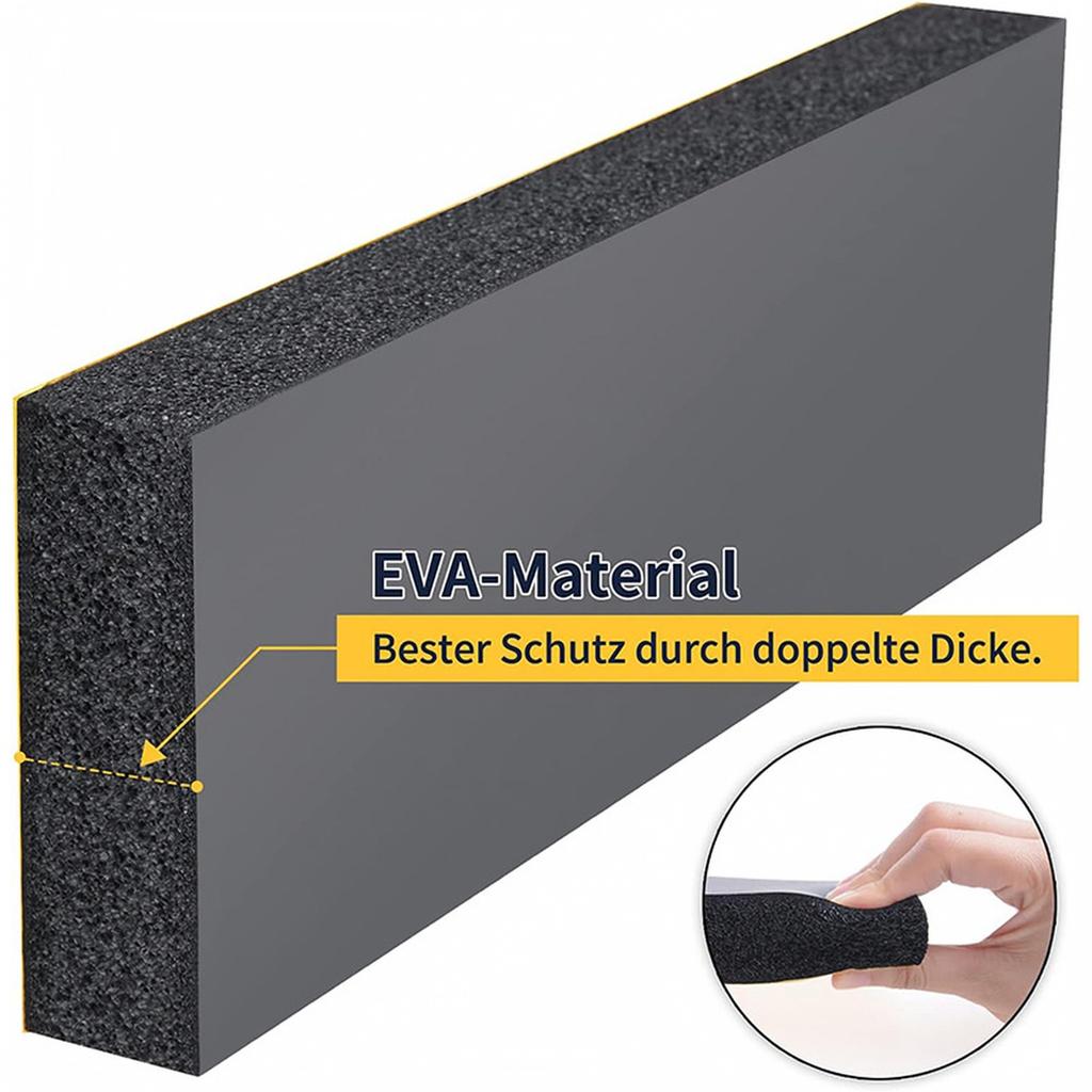 Self-Adhesive Wall Bumper Pads for Car Door, Portable Door Guard Strips