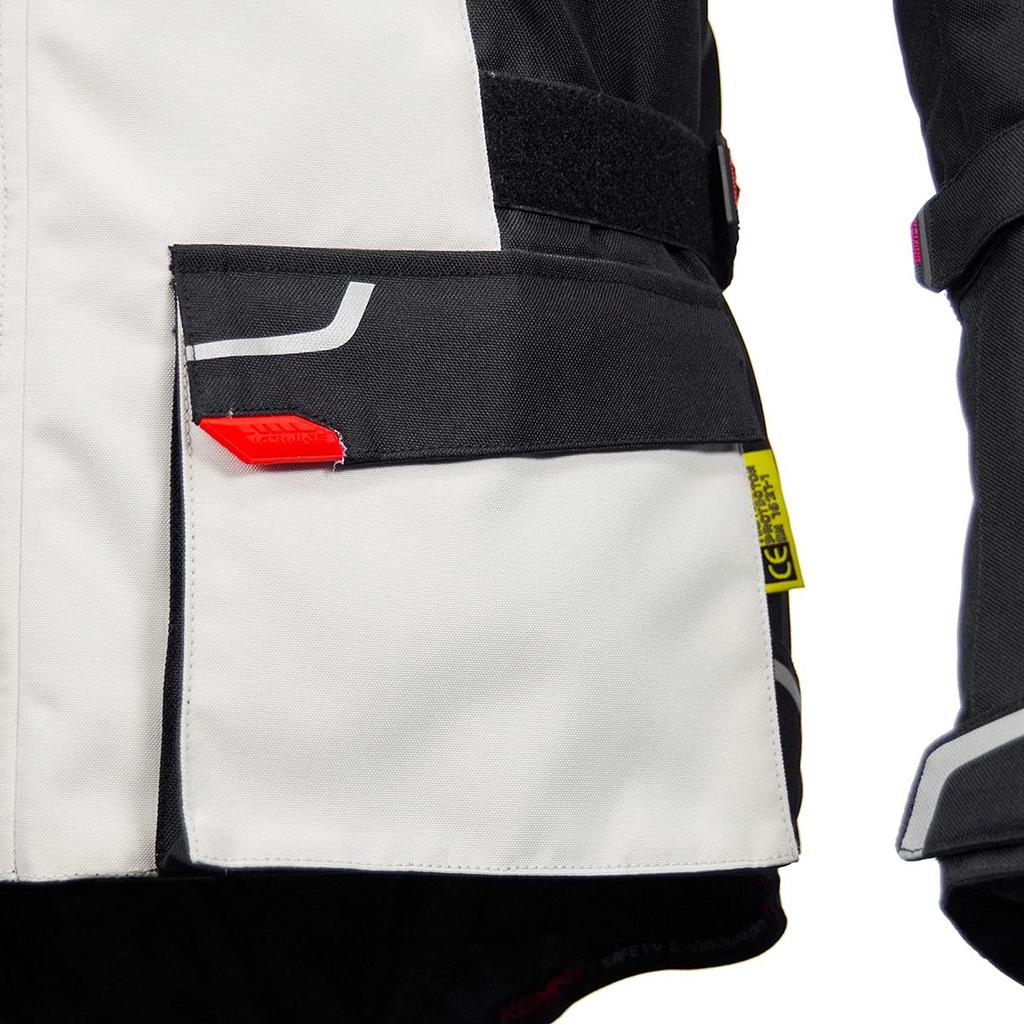 KOMINE Мотоциклетная куртка Водонепроницаемая и CE Стрейч Черная Размер M Круглогодичная JK-597 1283, Всесезонная куртка для холодной погоды, Сертифицированная, Ткань, Защита,