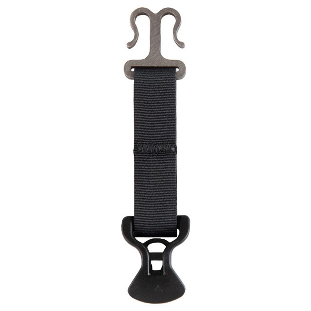 Carabiner Clips Hooks Camping Tent Fixed Buckle Portable High-Density Nylon Webbing Climbing Hook Wind Rope Holder