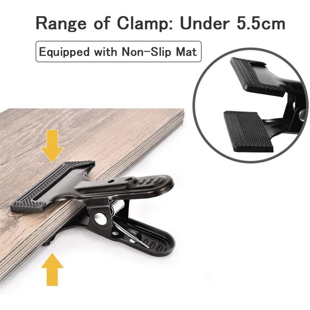 Backdrop Spring Clamps - 6 Pack for Photography Background Stands, Woodworking & Home Improvement Projects