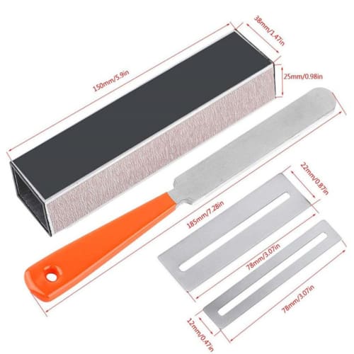 HOTQ Fret Polishing Plate Guitar Tool Kit with Guitar File and Fret File Tool Set for Guitar String Instruments