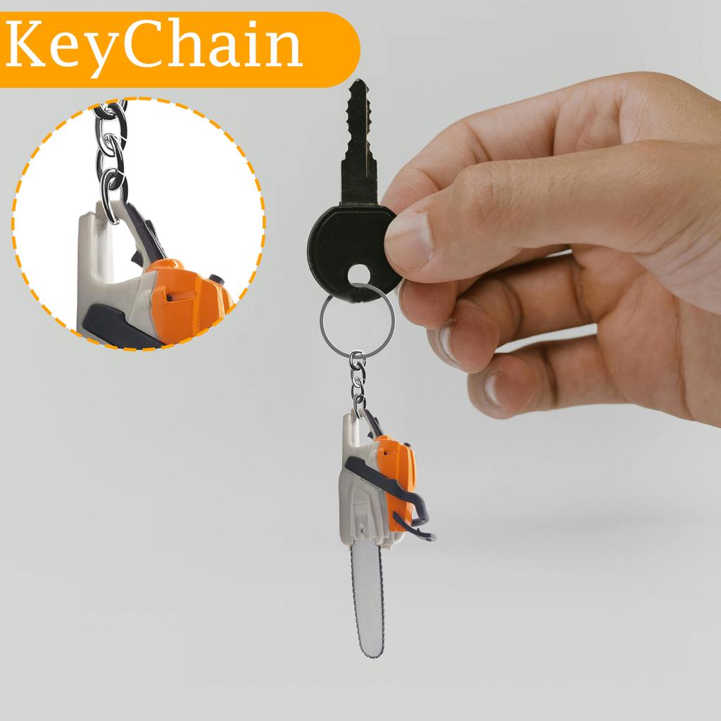 Chainsaw Shape Creative Keychain Fun Everyday Accessory For Keys And Bags Portable Decorative Gift Item