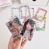 Мультяшный медведь и овечка - Чехол для фотокарточек Instax - 3-дюймовый прозрачный протектор для карт для девочек