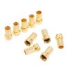 10 шт. скручивающиеся вилки коаксиального кабеля Rg6 типа F, латунный разъем, медь