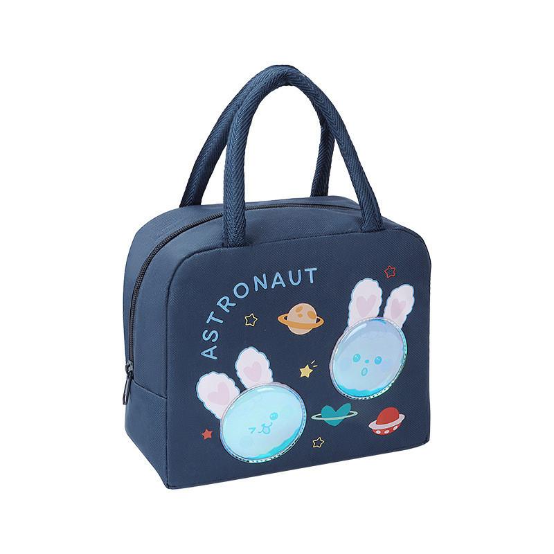 Новая мультяшная сумка для ланча Модная портативная сумка-холодильник Изолированный пакет со льдом Большая вместимость Сумка для бенто