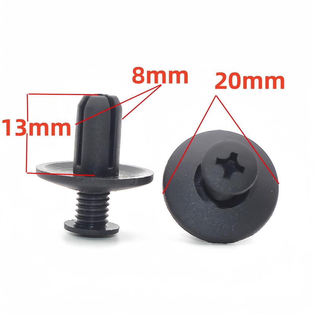 Universal 8mm Car Fastener Clip for Fender Lining