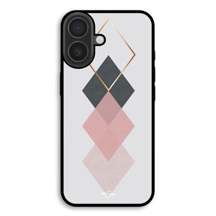 Coque de téléphone - MANIACASE - iPhone 17 - Silicone TPU - Souple - Texture carré