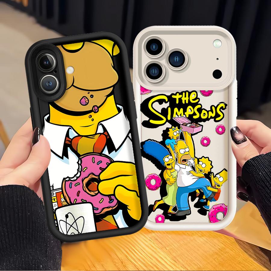 Чехол для телефона S-simpsons для Apple iPhone 17 Pro Max 12 15 Air 13 Mini 14 Plus XR 11 XS 16 16e